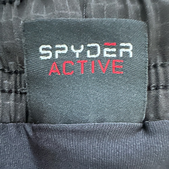 Spyder Men’s Brief Lined Active Running Shorts - Picture 3 of 3